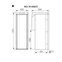 Dometic RCL 10.4T 12V 133L Çift Menteşeli Kapı Kompresörlü Buzdolabı