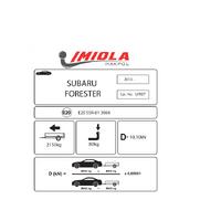 Hakpol Subaru Forester 2013 -2018 Çeki Demirii