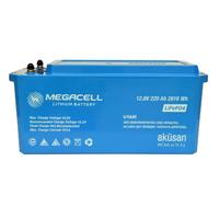MEGACELL-LiFePO4 ABS 12,8V 220Ah Lityum Demir Fosfat Akü